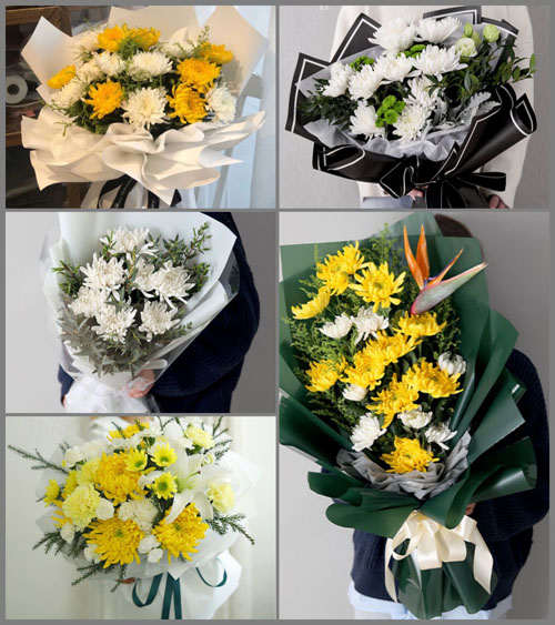 河南南阳邓州市刘集镇秋树李村白事花束代送
